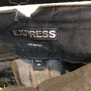 Express Pants - Express Columnist Pants Grey Express Pants - Express Columnist Pants Grey